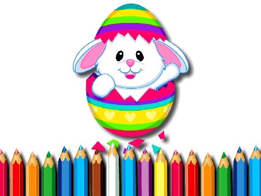 Easter Fun Coloring Book - browser game screenshot