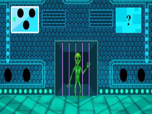 Green Alien Escape - browser game screenshot