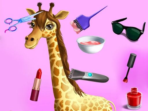 Animal Fashion Hair Salon - browser game screenshot