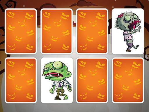 Happy Halloween Memory - browser game screenshot