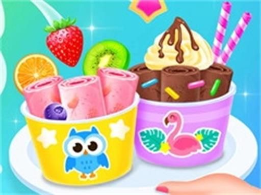 Baby Taylor Ice Cream Roll Fun Game - browser game screenshot