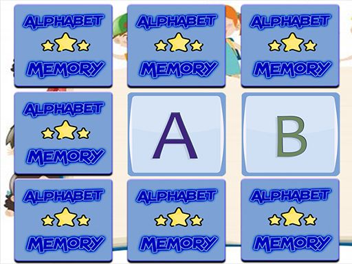 Super Alphabet Memory - browser game screenshot