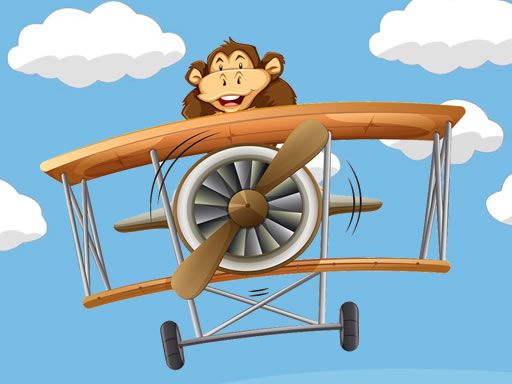 Kids Plane Hidden Stars - browser game screenshot