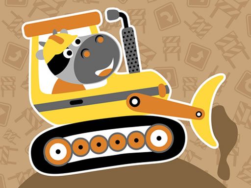 Construction Trucks Hidden - browser game screenshot