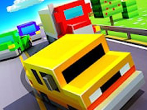 Blocky Highway - browser game screenshot