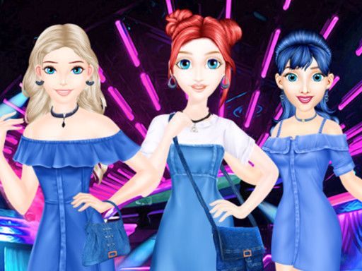 Denim Dress Fashion - browser game screenshot