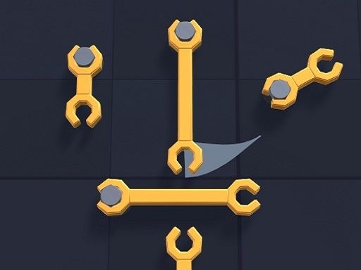 Unblocking Wrench Puzzle - browser game screenshot