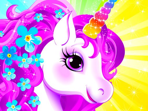 Unicorn Dress Up Game for Girl - browser game screenshot