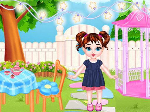 Baby Taylor Backyard Decorating - browser game screenshot