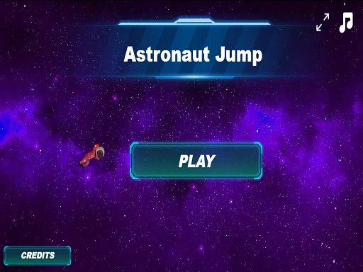 Astronaut Jump - browser game screenshot