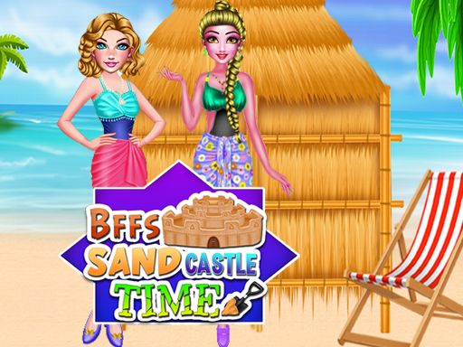 BFFs Sand Castle Time - browser game screenshot