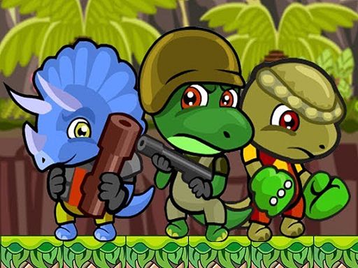 Dino Squad Adventure 2 - browser game screenshot