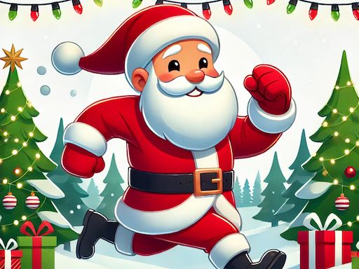 Santa Racing - browser game screenshot