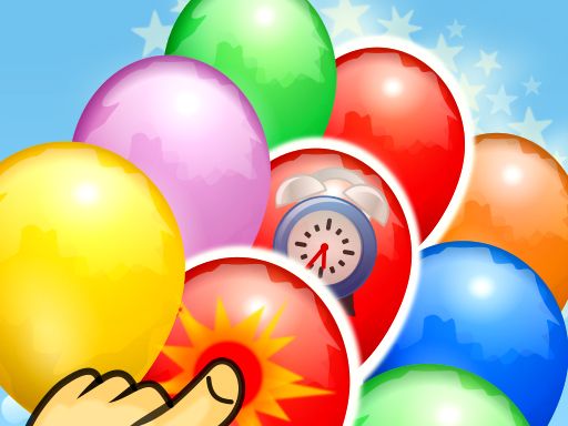 Balloon Popping - browser game screenshot