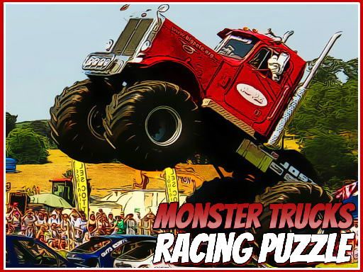 Monster Trucks Racing Puzzle Monster Trucks Racing Puzzle - browser game screenshot