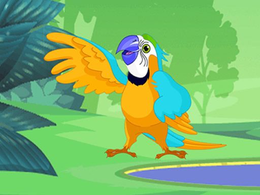 Parrot Pal Coloring - browser game screenshot