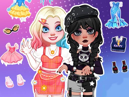 Anime Doll Avatar World - browser game screenshot
