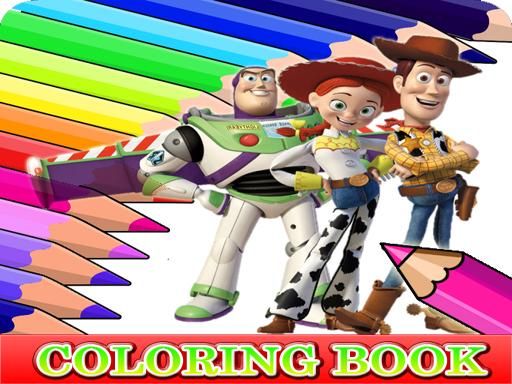 Coloring Book for Toy Story - browser game screenshot