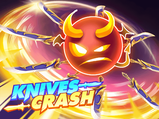 Knives Crash io - browser game screenshot