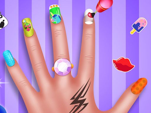 Fashion Nail Salon Makeover - browser game screenshot