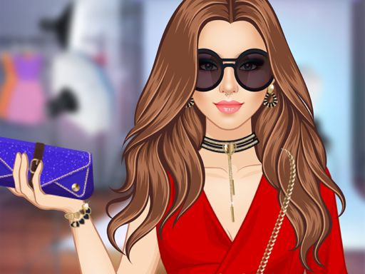 Red Carpet Fashion Dress Up Girls - browser game screenshot
