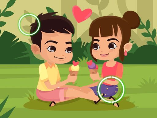 Valentines Day Differences - browser game screenshot