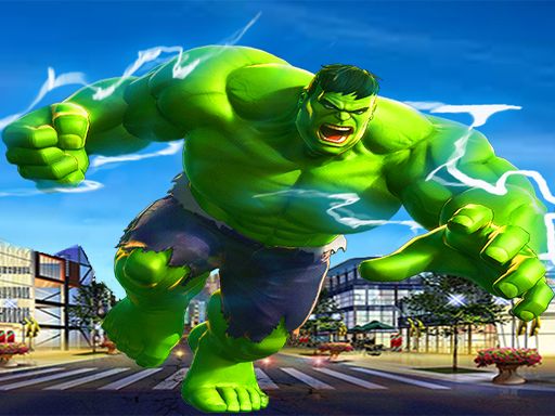 Hulk Smash Breaker wall - browser game screenshot