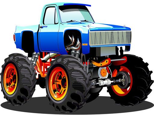 Monster Truck Puzzle Monster Truck Puzzle - browser game screenshot
