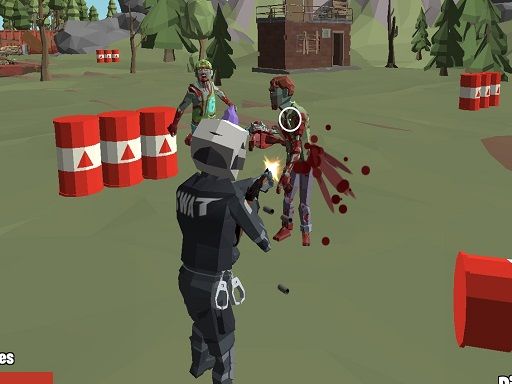 Polygon Royale Shooter - browser game screenshot