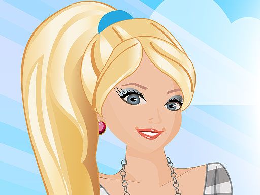 Barbie City Fashion - browser game screenshot