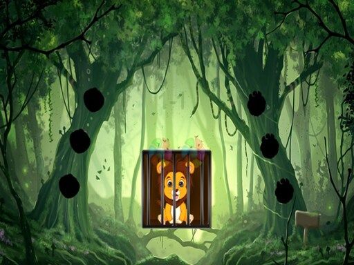 Rescue The Lion Cub - browser game screenshot