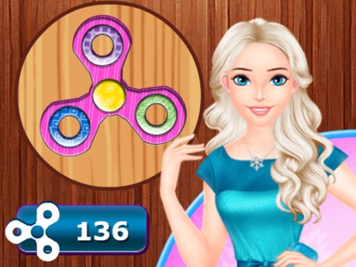 Fidget Spinner Design - browser game screenshot