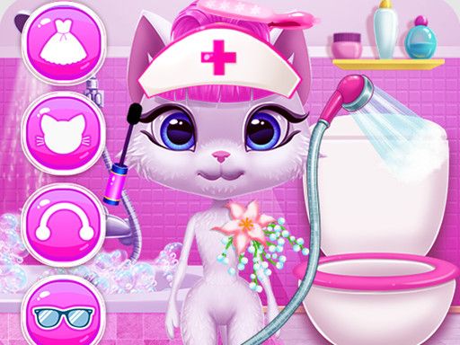 Kitty Kate Caring Game - browser game screenshot