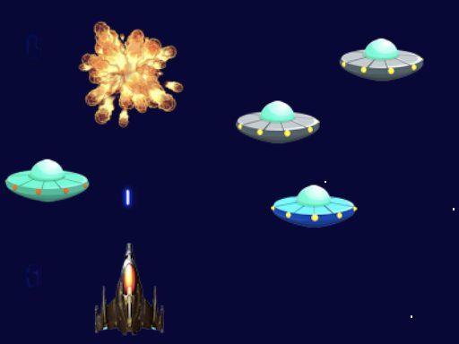 UFO Space Shooter 2 - browser game screenshot