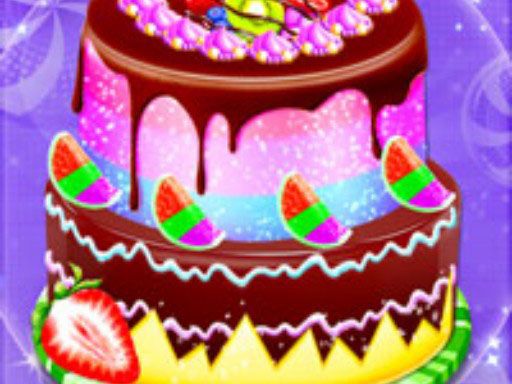 Cute Doll Cook Cakes - browser game screenshot