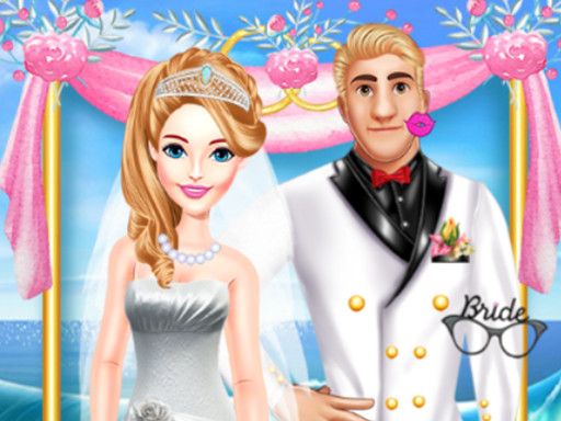 Lovely Couple Wedding Photo - browser game screenshot