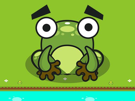 Frogie Cross The Road Game - browser game screenshot