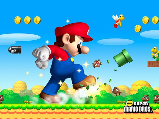 Super Mario Jigsaw Puzzle - browser game screenshot