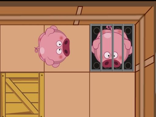 Pig Escape 2d - browser game screenshot