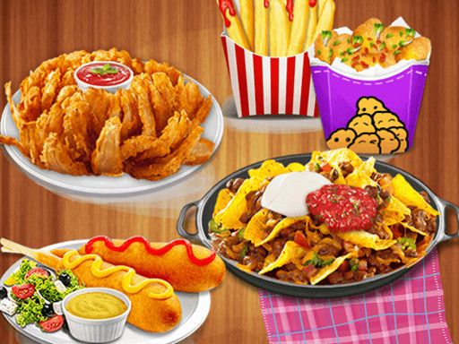 Street Food Deep Fried - browser game screenshot