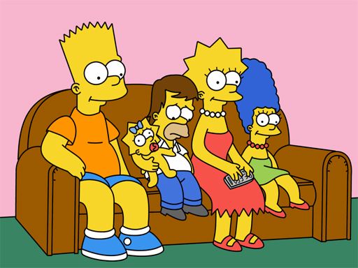 The Simpsons Jigsaw Puzzle - browser game screenshot