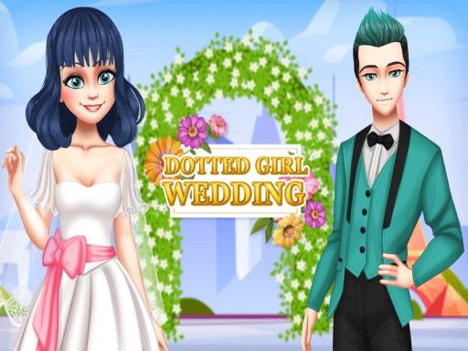 Dotted Girl Wedding Game - browser game screenshot