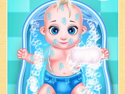 Happyness Mommy Baby Caring - browser game screenshot