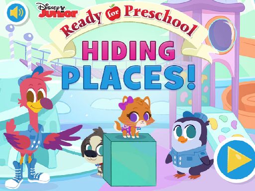 Ready for Preschool Hiding Places - browser game screenshot