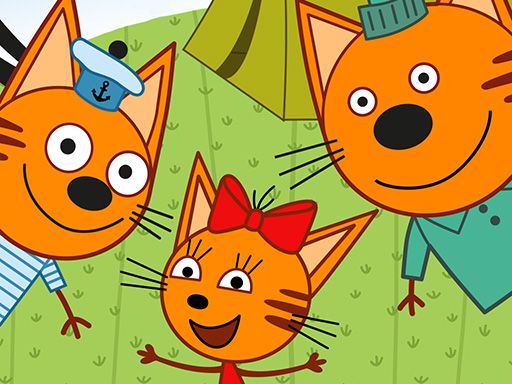Picnic With Cat Family - browser game screenshot
