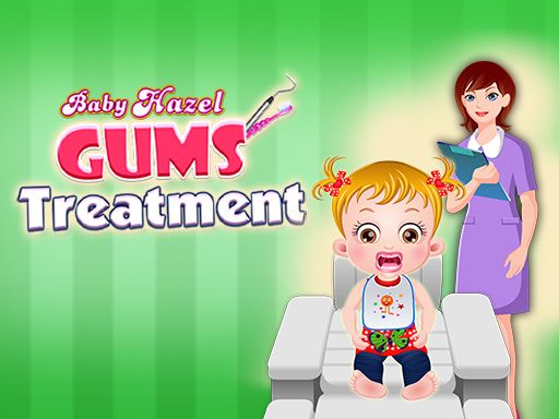 Baby Hazel Gums Treatment - browser game screenshot