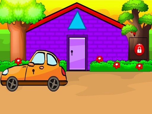 Orange Car Escape - browser game screenshot