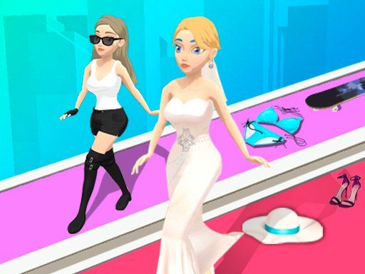 Rich Race 3D - browser game screenshot