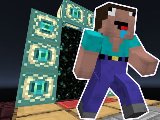 Noob Steve END - browser game screenshot