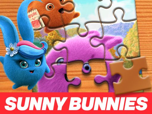 Sunny Bunnies Jigsaw Puzzle - browser game screenshot
